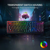 Razer Keyboard BlackWidow V3 Pro Mechanical Wireless Gaming Keyboard: Yellow Mechanical Switches - Tactile & Clicky - Chroma RGB Lighting - Doubleshot ABS Keycaps - Transparent Switch Housing - Bluetooth/2.4GHz
