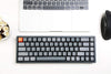 Keychron K6 68-Key Wireless Bluetooth/USB Wired Gaming Mechanical Keyboard, Compact 65% Layout RGB LED Backlit N-Key Rollover Aluminum Frame, Gateron (Blue Switch) (K6Q2)