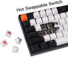 Keychron C2 Full Size Wired Mechanical Keyboard, Hot-swappable, White Backlight, Gateron (Brown Switch) (C2B1)