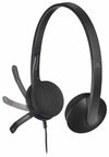 Logitech Headset H340 USB Headset for Internet Calls and Music - Black