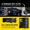 Corsair PC Case iCUE 220T RGB Airflow Tempered Glass Mid-Tower Smart Case - Black (CC-9011173-WW)