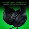 Razer Headset Kraken X Gaming Headset - 7.1 Surround Sound - Ultra-light - Classic Black