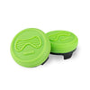 KontrolFreek Performance Thumbsticks Icon X for PlayStation 4 (PS4) and PlayStation 5 (PS5), 2 Mid-Rise Convex (Green)