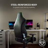 Razer Gaming Chair Iskur X Ergonomically Designed for Hardcore Gaming - Multi-Layered Synthetic Leather - High-Density Foam Cushions - 2D Armrests - Steel-Reinforced Body - (Black/Green)