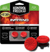 KontrolFreek Performance Thumbsticks FPS Freek Inferno for Xbox One and Xbox Series X Controller, 2 High-Rise Concave (Red)