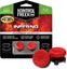 KontrolFreek Performance Thumbsticks FPS Freek Inferno for Xbox One and Xbox Series X Controller, 2 High-Rise Concave (Red)