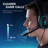 Anker Soundcore Strike 3 Gaming Headset, Stereo Sound, Sound Enhancement for FPS Games, Noise Isolating Mic, and Cooling Gel-Infused Cushions, Gaming Headset Compatible with Xbox One, PS4, and PC