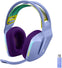 Logitech Headset G733 Lightspeed Wireless Gaming Headset with Suspension Headband, LIGHTSYNC RGB, Blue VO!CE mic Technology and PRO-G Audio Drivers - (Lilac)