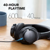 Anker Soundcore Life Q20+ Active Noise Cancelling Headphones, 40H Playtime, Hi-Res Audio, Soundcore App, Connect to 2 Devices, Memory Foam Earcups