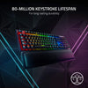 Razer Keyboard BlackWidow V3 Pro Mechanical Wireless Gaming Keyboard: Yellow Mechanical Switches - Tactile & Clicky - Chroma RGB Lighting - Doubleshot ABS Keycaps - Transparent Switch Housing - Bluetooth/2.4GHz