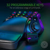 Razer Keyboard Tartarus Pro Gaming Keypad: Analog-Optical Key Switches - 32 Programmable Keys - Customizable Chroma RGB Lighting - Programmable Macros - Variable Key Press Pressure Sensitivity - Classic Black