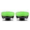 KontrolFreek Performance Thumbsticks Icon X for PlayStation 4 (PS4) and PlayStation 5 (PS5), 2 Mid-Rise Convex (Green)