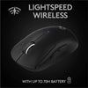 Logitech Mouse G Pro X SUPERLIGHT Wireless Gaming Mouse, Ultra-Lightweight, HERO 25K Sensor, 25,600 DPI, 5 Programmable Buttons, Long Battery Life (Black)