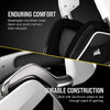 Corsair Headset VOID RGB Elite Wireless Premium Gaming Headset with 7.1 Surround Sound - Discord Certified - Works with PC, PS5 and PS4 - White (CA-9011202-NA)