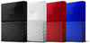 Western Digital 4TB Blue My Passport Portable External Hard Drive - USB 3.0 - BYFT0040BBL-WESN