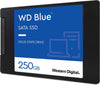 Western Digital Internal SSD 250GB WD Blue 3D NAND - SATA III 6 Gb/s, 2.5"/7mm, Up to 550 MB/s - (WDS250G2B0A)