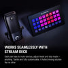 Elgato Wave 1 Premium USB Condenser Microphone and Digital Mixer for Streaming, Recording, Podcasting - Anti-Clipping Technology