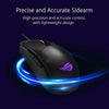 ASUS Mouse Strix Impact II Optical Gaming Mouse | 6200 DPI Sensor, 220 IPS | Ambidextrous & Ergonomic Wired Mouse | Aura Sync RGB | Configurated/Replaceable Mice Switches