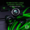 Razer Hammerhead Pro V2 Earbuds: Custom-Tuned Dual-Driver Technology - In-Line Mic & Volume Control - Aluminum Frame - 3.5mm Headphone Jack (Green)