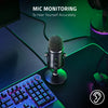 Razer Microphone Seiren V2 Pro USB Microphone for Streaming, Gaming, Recording, Podcasting on PC, Twitch, YouTube: High Pass Filter - Mic Monitoring and Gain Control - Built-in Shock Absorber and Mic Windsock