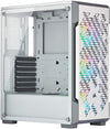 Corsair PC Case iCUE 220T RGB Airflow Tempered Glass Mid-Tower Smart Case, White