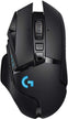 Logitech Mouse G502 Lightspeed Wireless Gaming Mouse with Hero 25K Sensor, PowerPlay Compatible, Tunable Weights and Lightsync RGB - (Black)