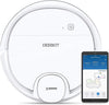 ECOVACS Deebot OZMO 900 Smart Robotic Vacuum, Carpet, Bare Floors, Pet Hair plus Mapping Technology, High Suction Power, WiFi, with Alexa, Google Assistant - (White)