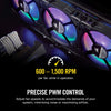 Corsair Fan LL Series LL120 RGB 120MM Dual Light Loop RGB LED PWM Fan 3 Fan Pack with Lighting Node Pro (CO-9050072-WW)