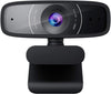 ASUS Webcam C3 1080p HD USB Camera - Beamforming Microphone, Tilt-Adjustable, 360 Degree Rotation, Wide Field of View