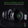Razer Headset Kraken 7.1 Chroma V2 USB Gaming Headset - Oval Ear Cushions - 7.1 Surround Sound with Retractable Digital Microphone and Chroma Lighting