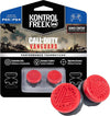 KontrolFreek Performance Thumbsticks Call of Duty: Vanguard, 2 High-Rise, Hybrid, Red/Black
