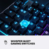 SteelSeries Keyboard Apex 3 RGB Gaming Keyboard – 10-Zone RGB Illumination – IP32 Water Resistant – Premium Magnetic Wrist Rest (Whisper Quiet Gaming Switch)
