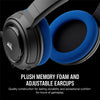 Corsair Headset HS35 - Stereo Gaming Headset - Memory Foam Earcups - Headphones Designed for Playstation 4 (PS4) and Mobile – Blue