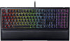Razer Keyboard Ornata V2 Gaming Keyboard: Hybrid Mechanical Key Switches - Customizable Chroma RGB Lighting - Individually Backlit Keys - Detachable Plush Wrist Rest - Programmable Macros
