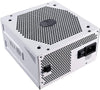 Cooler Master PSU V750 Gold White Edition V2 Full Modular, 750W, 80+ Gold Efficiency, Semi-fanless Operation, 16AWG PCIe high-Efficiency Cables