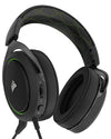 Corsair Headset HS50 - Stereo Gaming Headset (Green) - Discord Certified Headphones - Works with PC, Mac, Xbox One, PS4, Nintendo Switch, iOS and Android