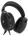 Corsair Headset HS50 - Stereo Gaming Headset (Green) - Discord Certified Headphones - Works with PC, Mac, Xbox One, PS4, Nintendo Switch, iOS and Android