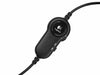 Logitech Headset H151 Analog Stereo Headset with Boom Microphone - (Black)