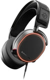 SteelSeries Headset Arctis Pro High Fidelity Gaming Headset - Hi-Res Speaker Drivers - DTS Headphone: X v2.0 Surround for PC, Black