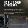 Cooler Master MWE Gold 750 V2 Full Modular, 750W, 80+ Gold Efficiency, 2 EPS Connectors, 120mm HDB Fan, Semi-fanless Operation
