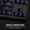 Corsair Keyboard K65 LUX RGB Compact Mechanical Keyboard - USB Passthrough & Media Controls - Linear & Quiet - Cherry MX Red - RGB LED Backlit