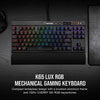 Corsair Keyboard K65 LUX RGB Compact Mechanical Keyboard - USB Passthrough & Media Controls - Linear & Quiet - Cherry MX Red - RGB LED Backlit