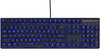 SteelSeries Keyboard Apex M500 Illuminated Mechanical Gaming Keyboard - Cherry MX Red Switch - Blue LED Backlit - Media Controls - Steel Back Plate