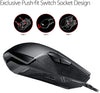 ASUS ROG Pugio Optical Mouse Configurable & Swappable Side Buttons | 7200 DPI Optical Sensor | Aura Sync RGB, ROG Armoury II