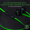 Razer Hammerhead Pro V2 Earbuds: Custom-Tuned Dual-Driver Technology - In-Line Mic & Volume Control - Aluminum Frame - 3.5mm Headphone Jack (Green)
