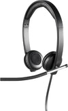 Logitech Headset H650e Stereo USB Business Headset with Noise Cancelling (Black)