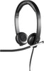 Logitech Headset H650e Stereo USB Business Headset with Noise Cancelling (Black)