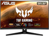 ASUS Monitor TUF Gaming VG32VQ1B 32" 2K HDR Curved Monitor - WQHD (2560 x 1440), 165Hz (Supports 144Hz), 1ms, Extreme Low Motion Blur, Speaker, FreeSync Premium, VESA Mountable, DisplayPort, HDMI
