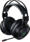 Razer Headset Nari Ultimate Wireless 7.1 Surround Sound Gaming Headset: THX Audio & Haptic Feedback - Auto-Adjust Headband - Chroma RGB - Retractable Mic - For PC, PS4, PS5 - (Black)