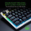 Razer Keycap Doubleshot PBT Upgrade Set for Mechanical & Optical Keyboards: Compatible with Standard 104/105 US and UK layouts - Mercury White
